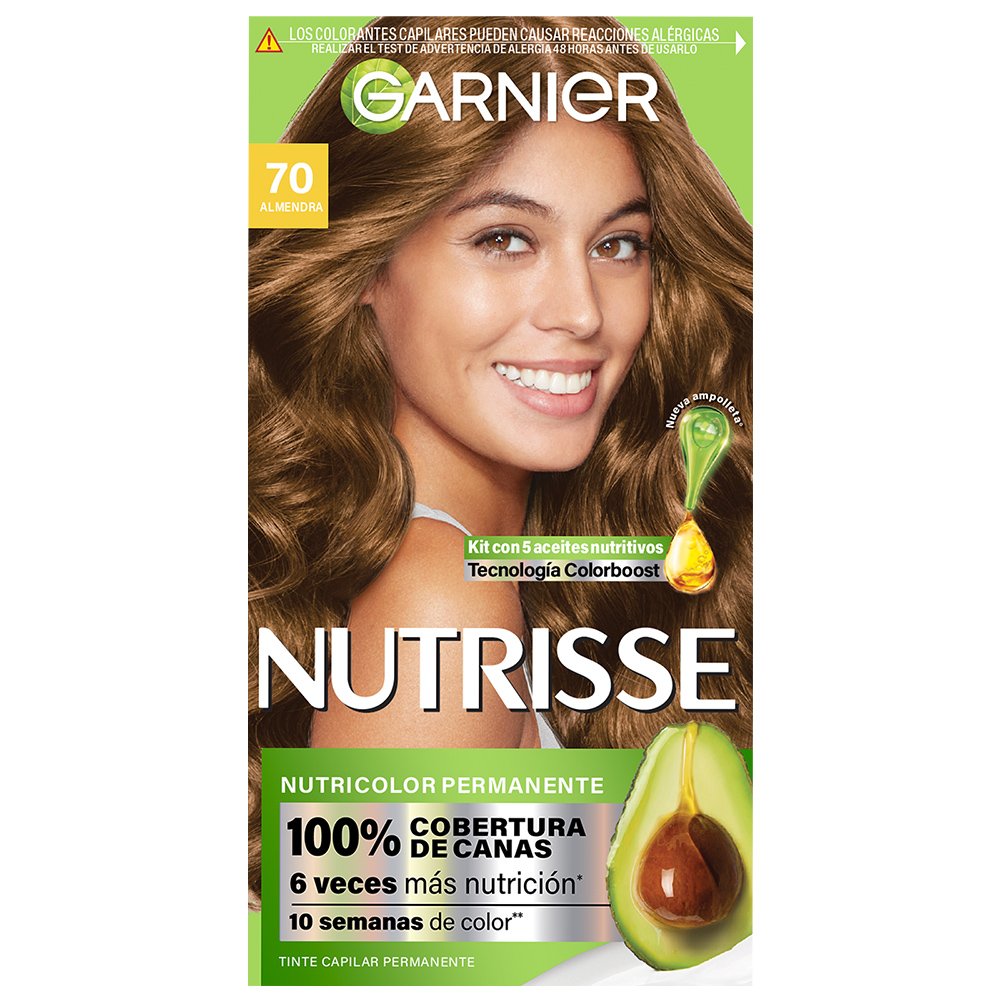 GARNIER, GARNIER NUTRISSE, NUTRISSE, NUTRISSE REGULAR, TINTE PARA CABELLO, COLORACIÓN DE CABELLO, COLORACIÓN NUTRISSE, TINTE EN CASA, TINTE CRUELTY FREE